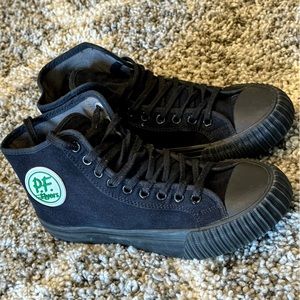 PF Flyers/Hi-Tops Sandlot Canvas Sneakers High Black Men’s Sz 7.5 /Women Sz 9